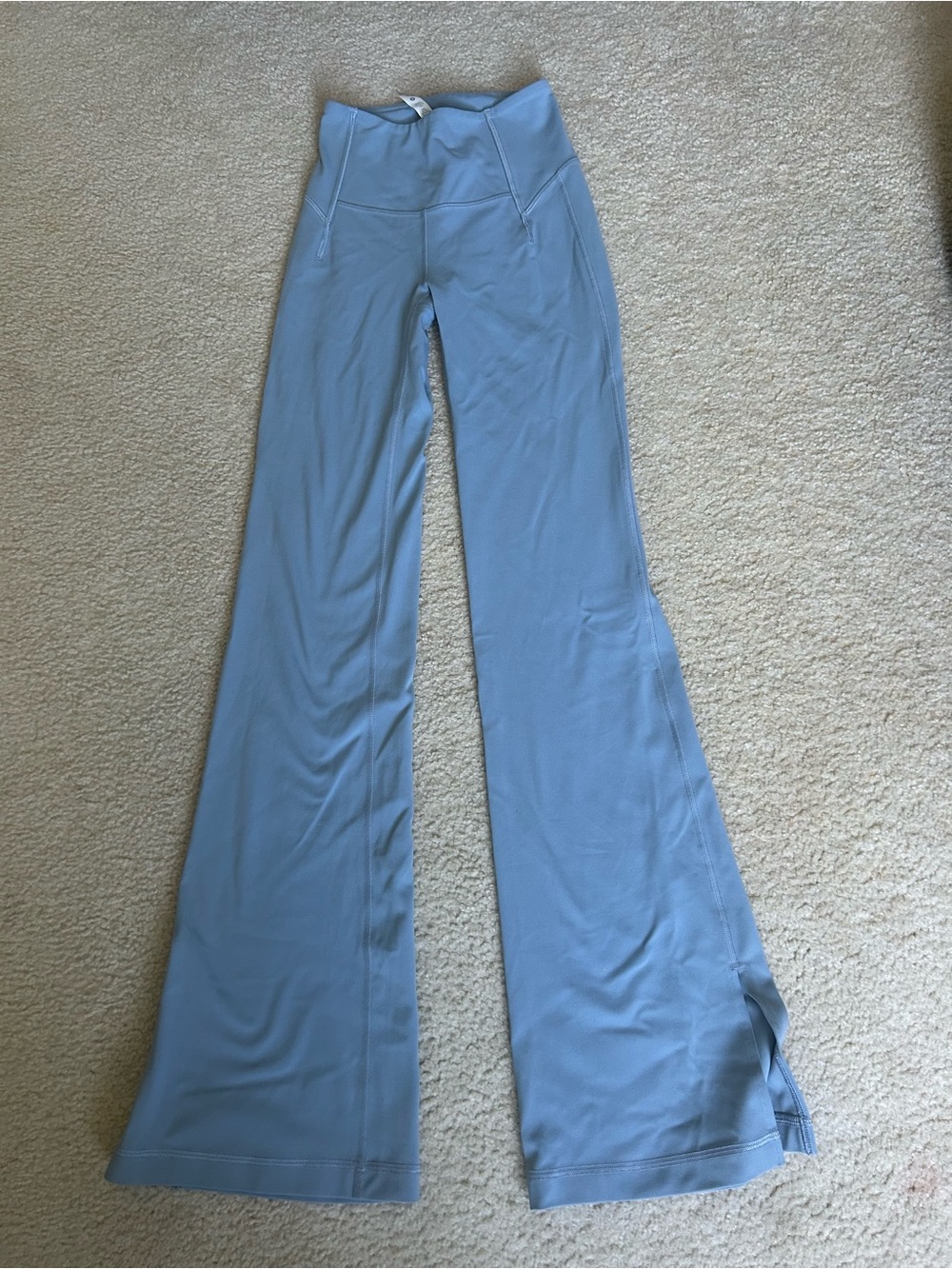 Lululemon High-Waist Flare Active Pants — Light Blue